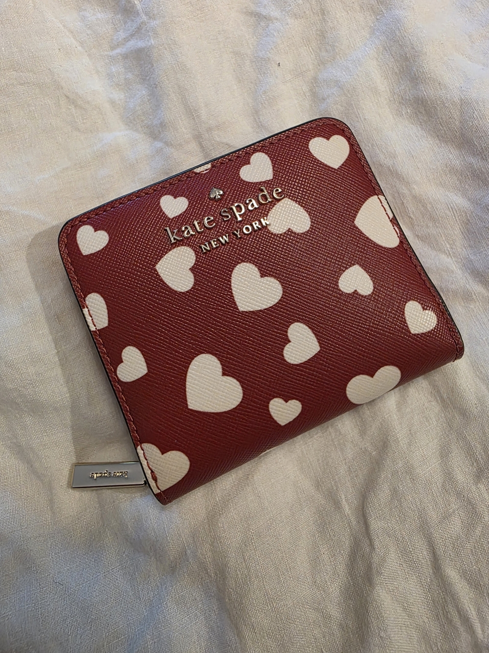 kate spade Red Heart Zip Wallet